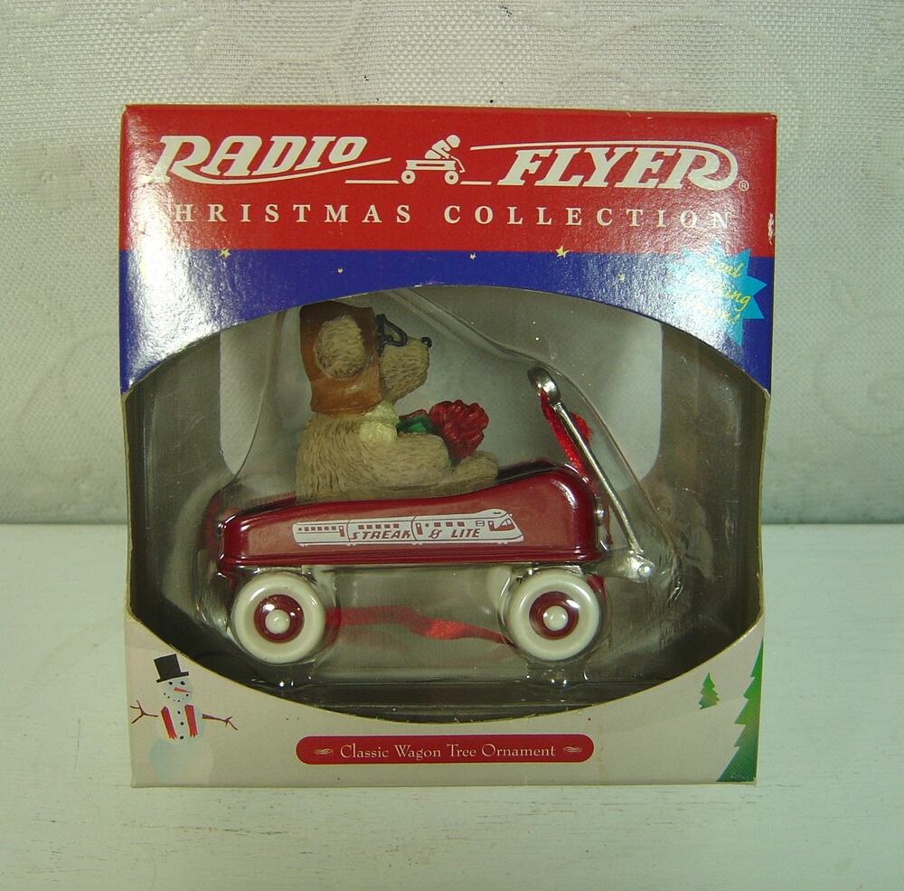 VINTAGE RADIO FLYER CLASSIC WAGON MODEL 108 TREE ORNAMENT-1998